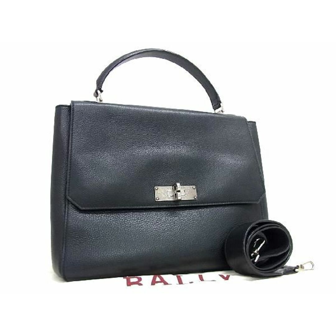 □新品同様□ BALLY バリー レザー 2WAY ハンドバッグ ショルダー ...