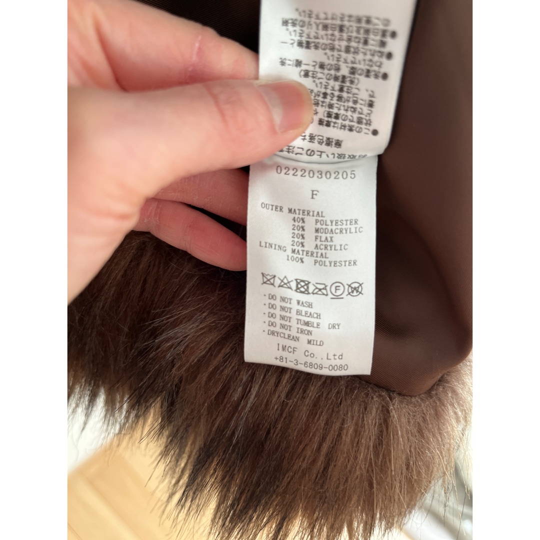まる様　専用　leinwande ファーコート レディースのジャケット/アウター(毛皮/ファーコート)の商品写真