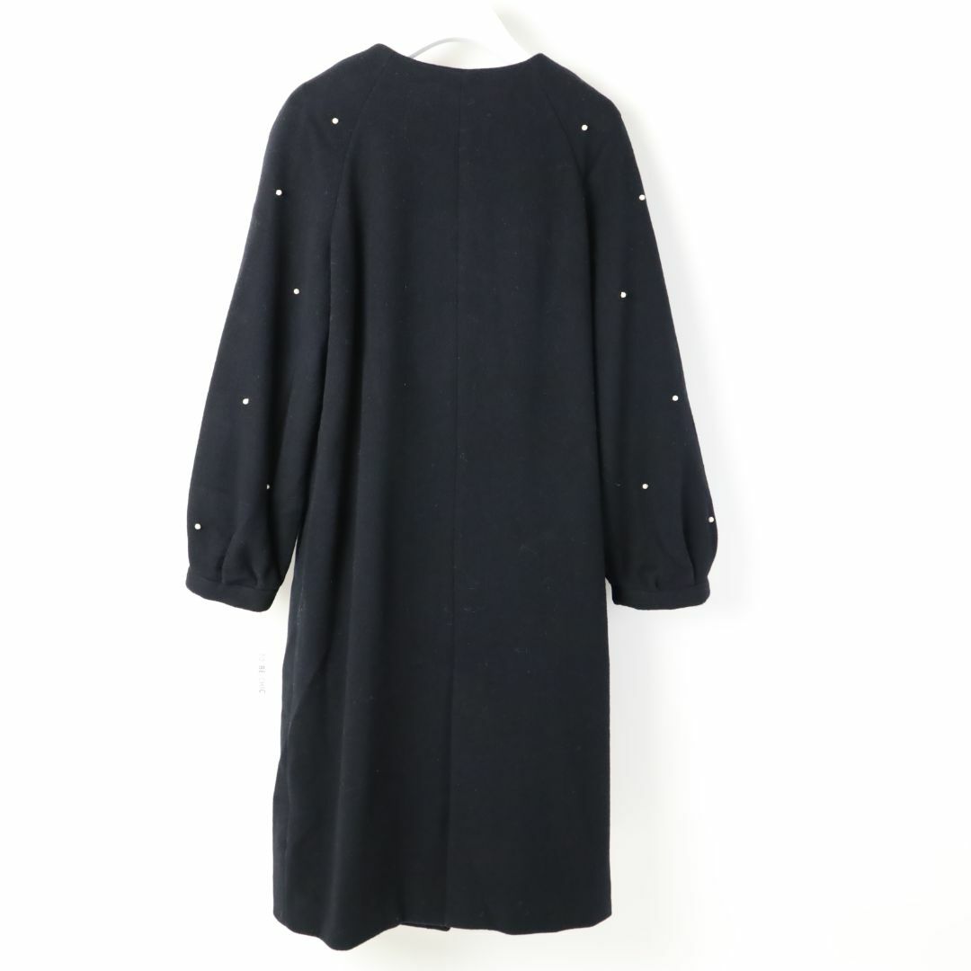 032b 新品 TO BE CHIC ブロッサムパール ウールコート 40