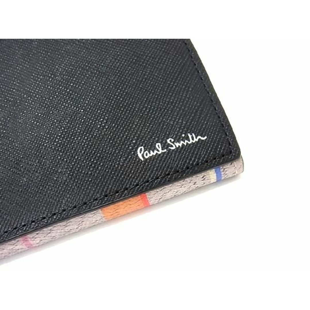 ■新品■未使用■ Paul Smith ポールスミス PVC 二つ折り 長財布 ウォレット メンズ レディース ブラック系 BE3930 5