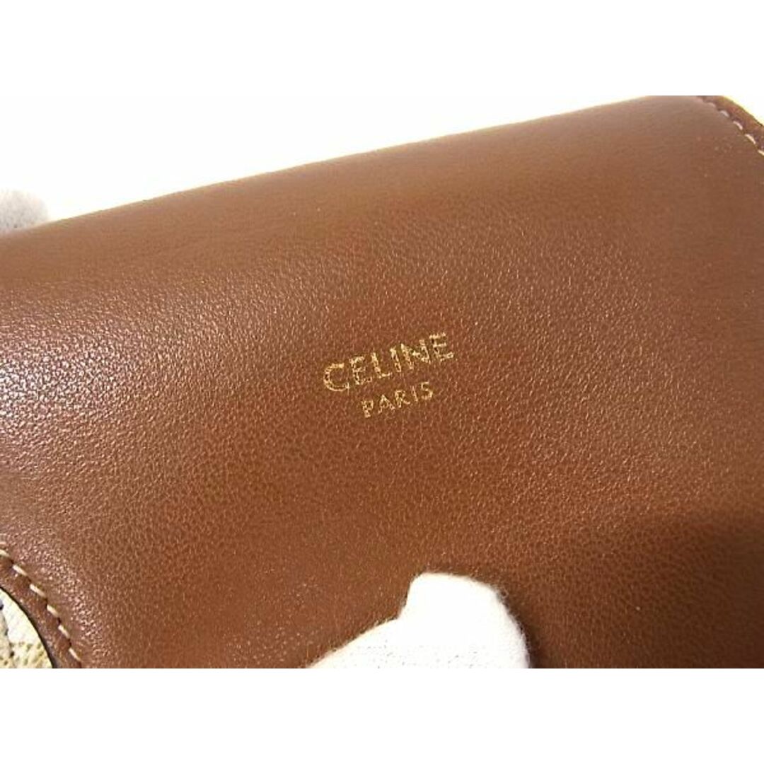 celine - □美品□ CELINE セリーヌ マカダム トリオンフ PVC×レザー