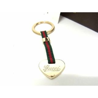 グッチ(Gucci)の■新品■未使用■ GUCCI グッチ シェリーライン ハート キーホルダー キーリング チャーム レディース ゴールド系 AR5749 (その他)