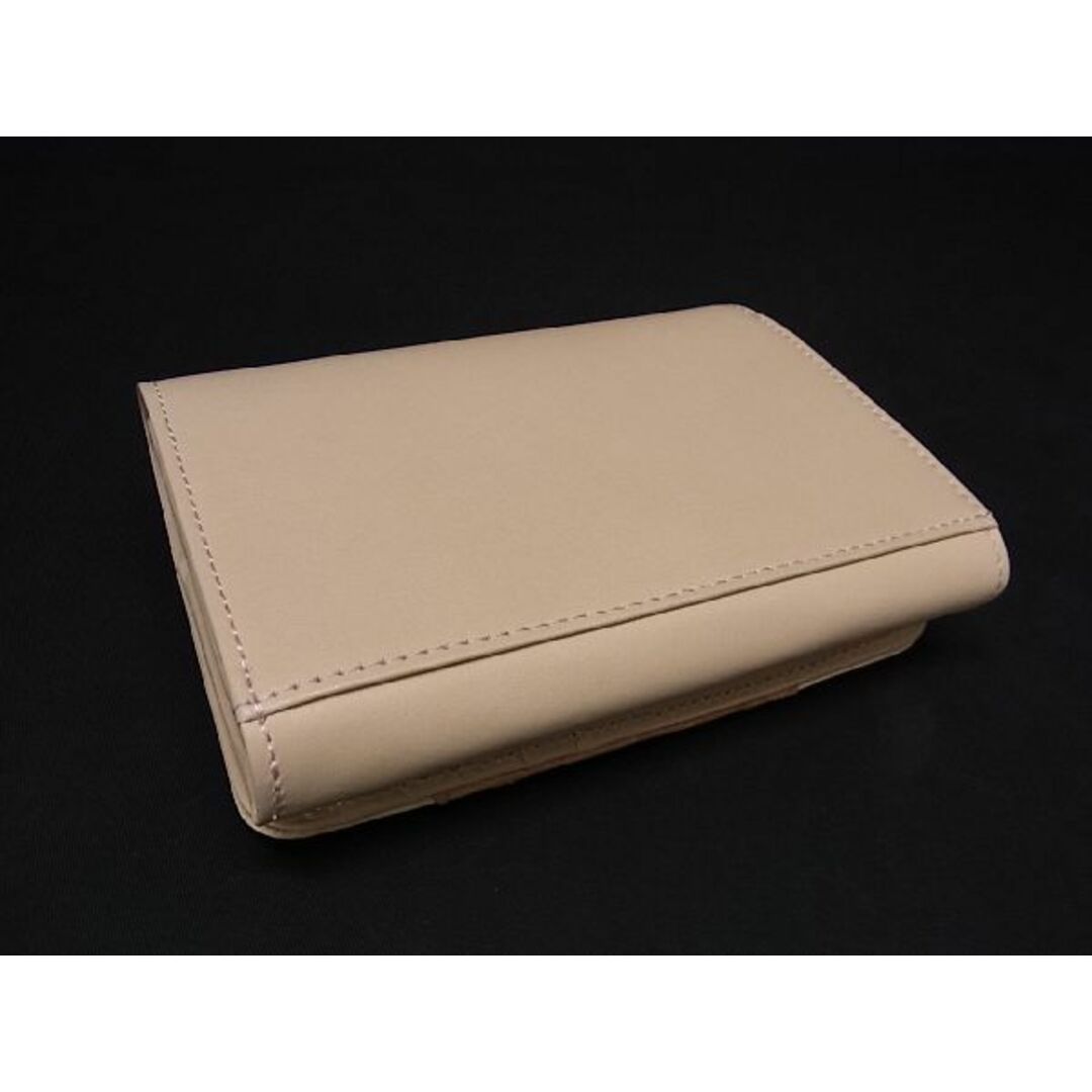 ■希少■極上■本物■新品■未使用■ Kitamura キタムラ マットクロコダイル ドッグ 二つ折り 財布 ウォレット ベージュ系 AS2516