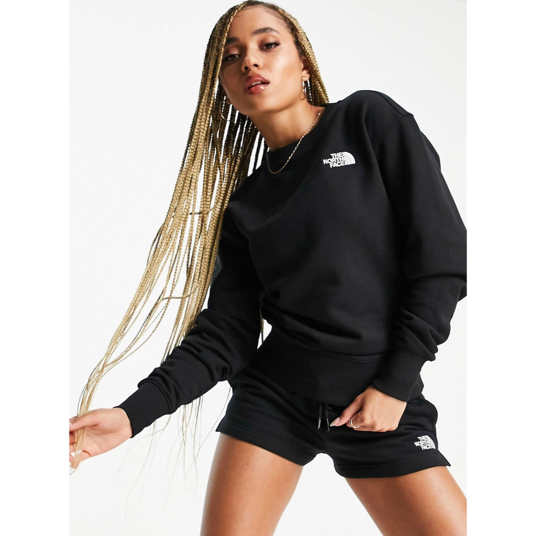 【海外限定】TNF トレーナー ユニセックス ブラック S-Mサイズ