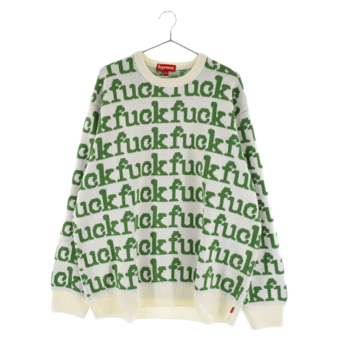 シュプリーム 22SS Fuck Sweater クルーネックニット メンズ S