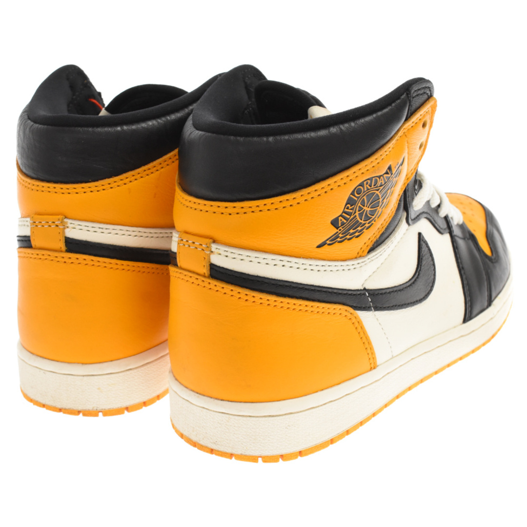 NIKE ナイキ AIR JORDAN 1 HIGH OG TAXI 555088-711 エアジョーダン 1 ハイ タクシー ハイカットスニーカー ホワイト/イエロー US9.5/27.5cm