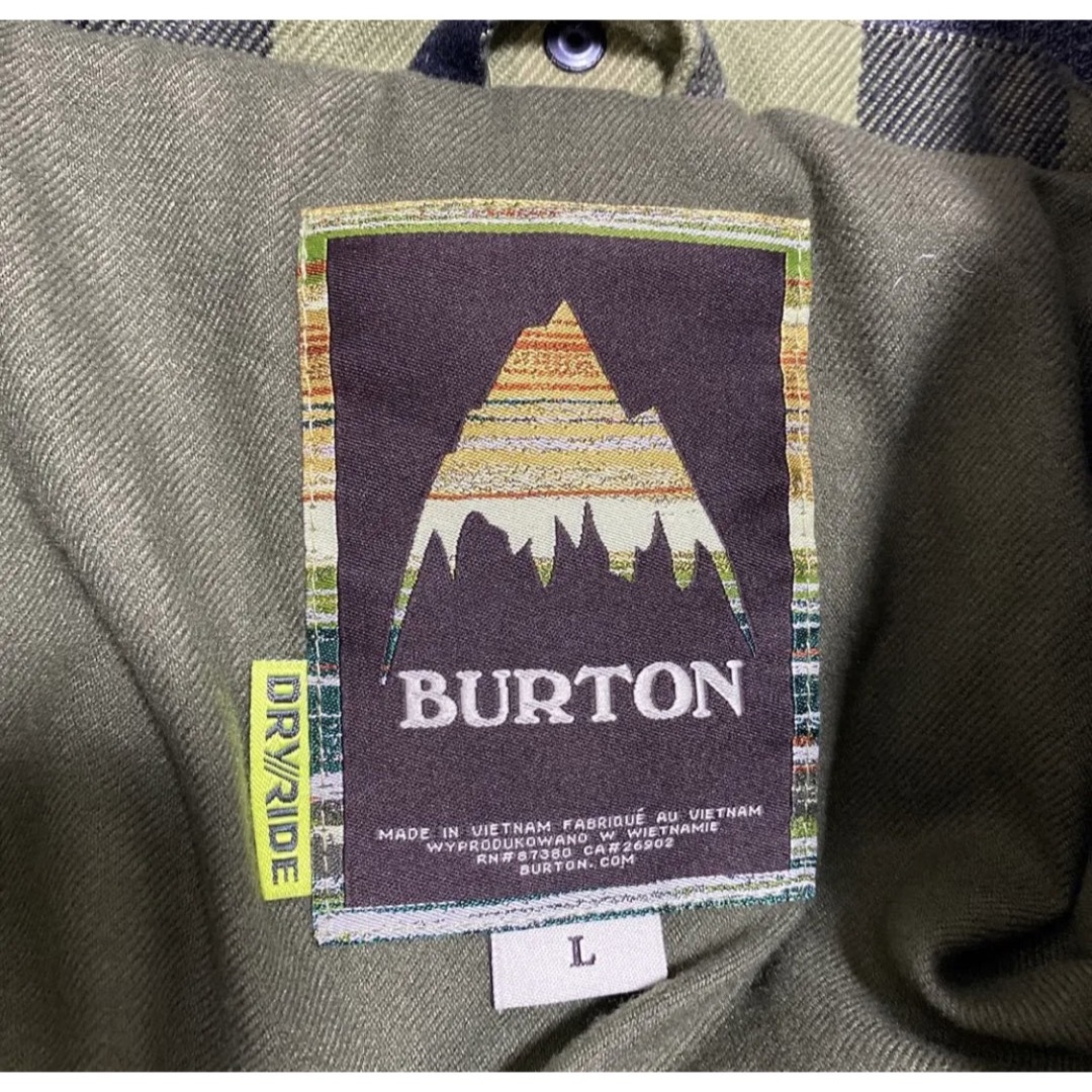 【S】 BURTON バートン スノーボードウエア ネルチェック