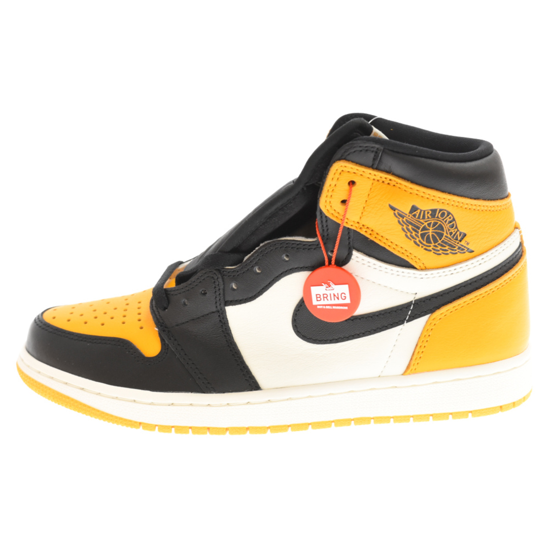 NIKE ナイキ AIR JORDAN 1 HIGH OG TAXI 555088-711 エアジョーダン 1 ハイ タクシー ハイカットスニーカー ホワイト/イエロー US9.5/27.5cm