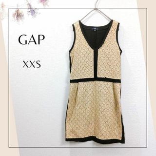 ギャップ(GAP)のギャップ／GAP／XXS／小さいサイズ　小花レース　ノースリーブ膝丈ワンピース(ミニワンピース)