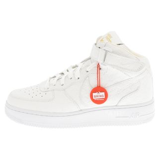 ルイヴィトン(LOUIS VUITTON)のLOUIS VUITTON ルイヴィトン ×Nike Air Force 1 Mid by Virgil Abloh White ナイキ エアフォース1 ミッド バイ ヴァージル アブロー モノグラム スニーカー ホワイト MS0212(スニーカー)