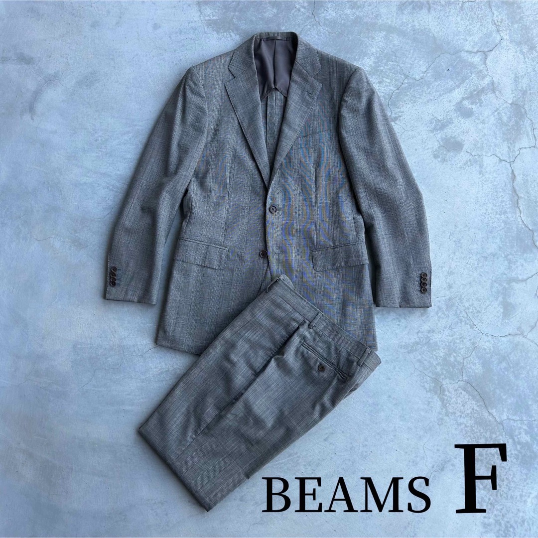 BEAMS F ビームスエフ グレンチェック スーツ セットアップ 93