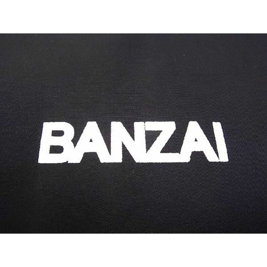 ■新品■未使用■ BANZAI  バンザイ ナイロン ストライプ ポーチ付き トートバッグ ショルダー メンズ レディース ネイビー系 AR5617 8