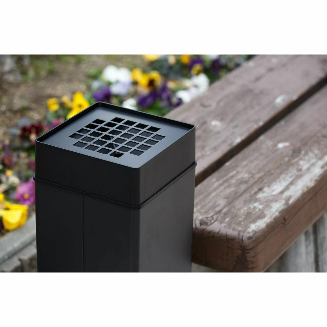 山崎産業 スタンド 灰皿 スモーキング 消煙 ブラック 高さ64cm 30585 その他