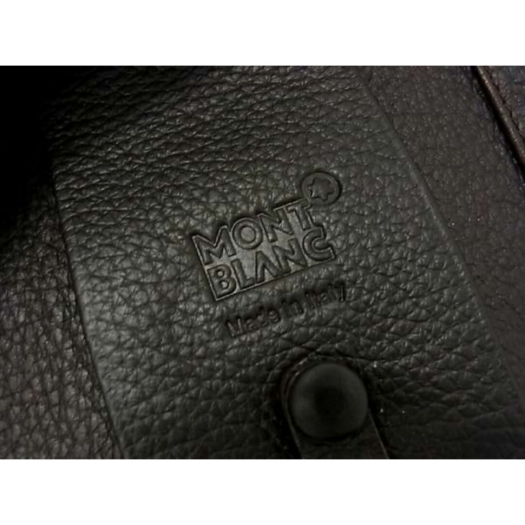 ■極美品■ MONT BLANC モンブラン レザー 5連 キーケース 鍵入れ メンズ ブラウン系 AR5821