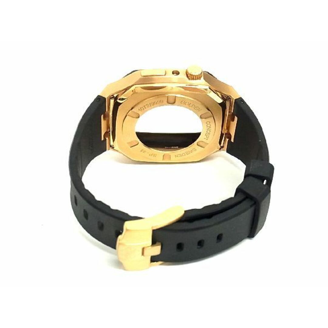 ■極美品■ GOLDEN CONCEPT ゴールデンコンセプト SP-44 1072/9999 Apple Watch アップルウォッチ 44mm ブラック系×ゴールド系AP7963