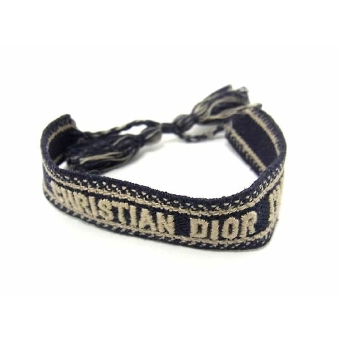 ■極美品■ ChristianDior ディオール J'ADIOR オブリーク キャンバス ブレスレット バングル メンズ レディース ネイビー系  AP6749 | フリマアプリ ラクマ