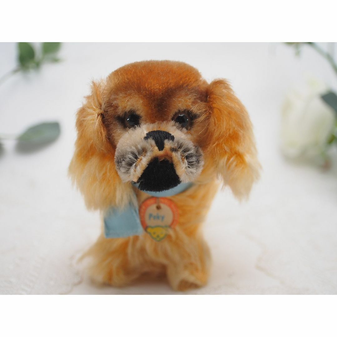 シュタイフ★Pekinese Peky 10cm オールID's完品★ペキニーズ