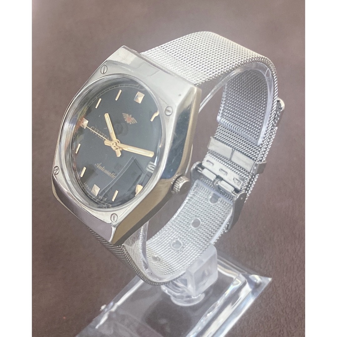 CITIZEN ヴィンテージ 腕時計 メンズ 機械式 自動巻き メンズの時計(腕時計(アナログ))の商品写真