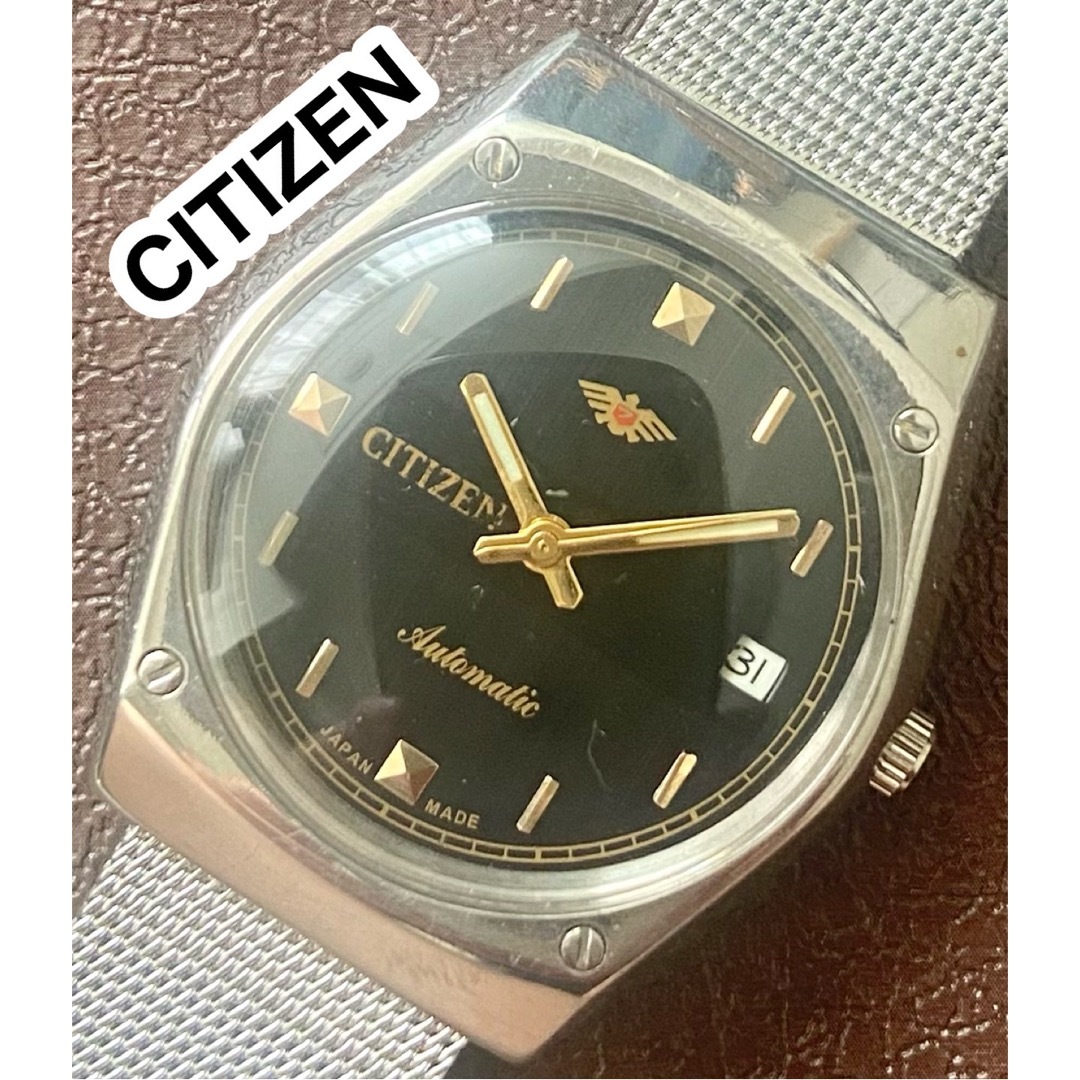 CITIZEN ヴィンテージ 腕時計 メンズ 機械式 自動巻き メンズの時計(腕時計(アナログ))の商品写真
