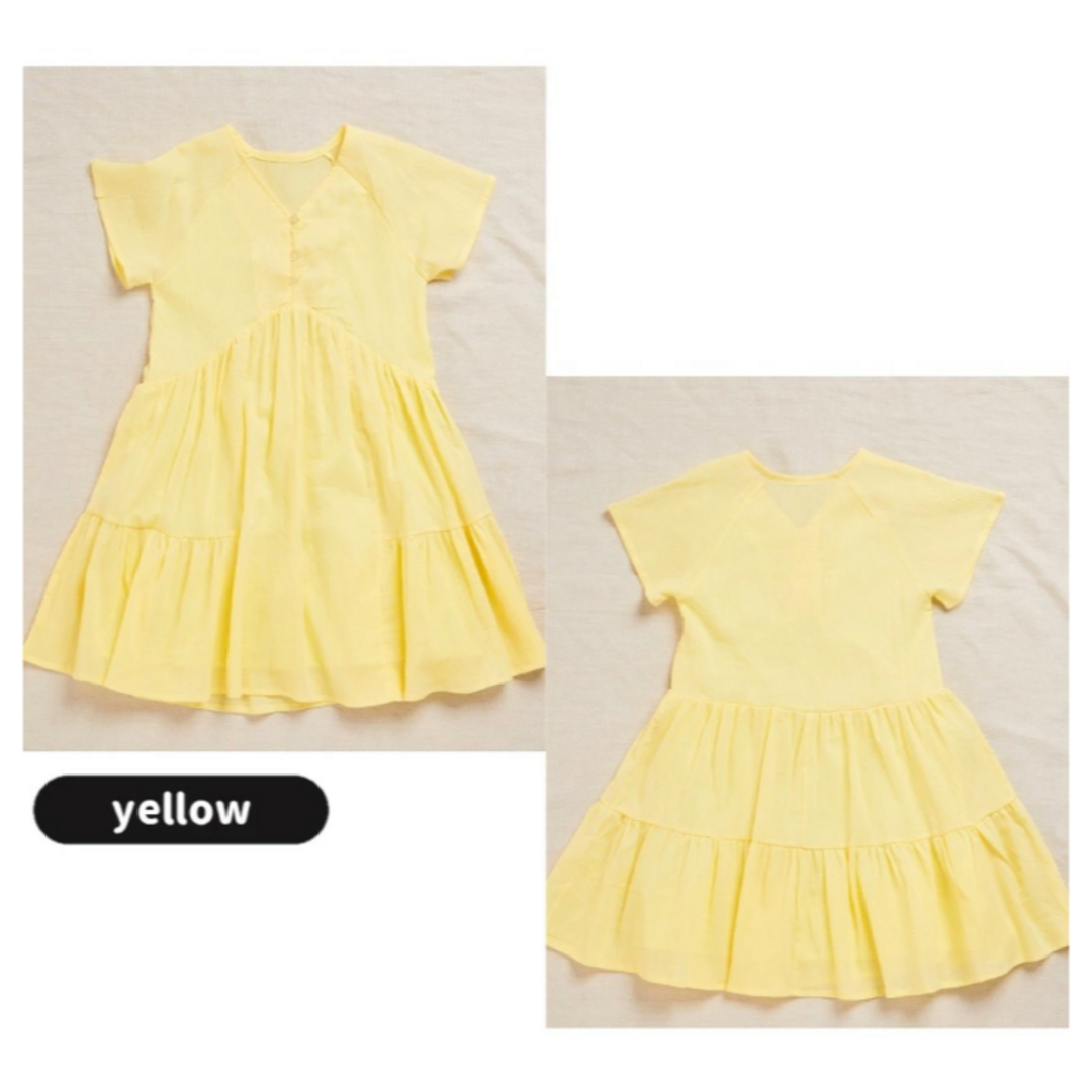 半袖ワンピース【子供服】 キッズ/ベビー/マタニティのキッズ服女の子用(90cm~)(ワンピース)の商品写真