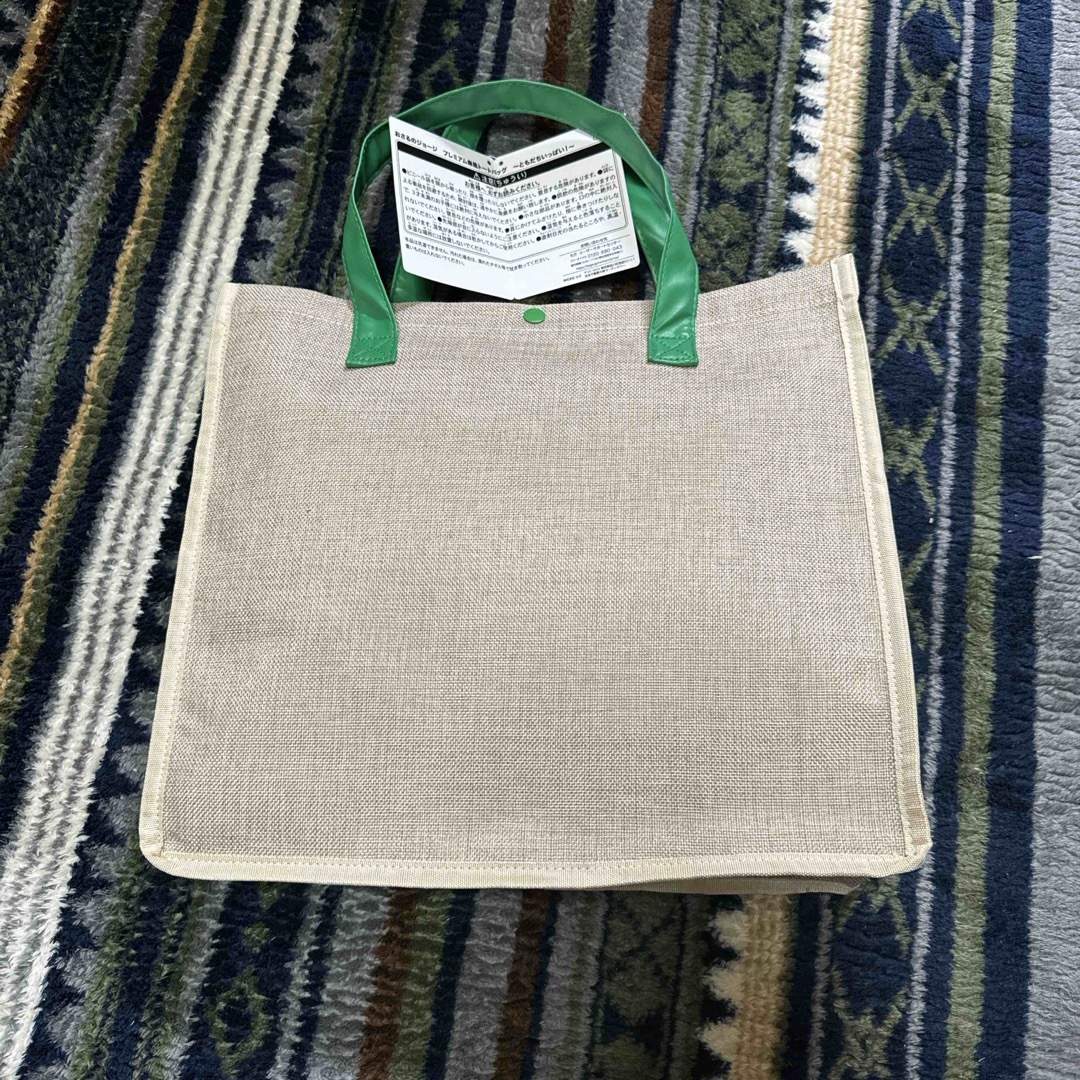 SEGA(セガ)のおさるのジョージ プレミアム麻風トートバッグ エコバッグ マザーズバッグ エンタメ/ホビーのおもちゃ/ぬいぐるみ(キャラクターグッズ)の商品写真