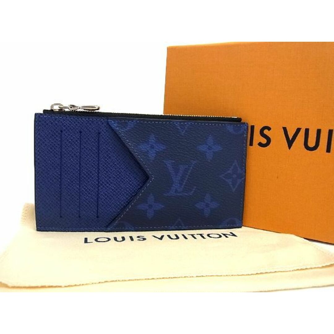 LOUIS VUITTON(ルイヴィトン)の■新品同様■ LOUIS VUITTON ルイヴィトン M30270 タイガラマ コインカード ホルダー フラグメントケース コバルト ブルー系 AP7994  メンズのファッション小物(その他)の商品写真