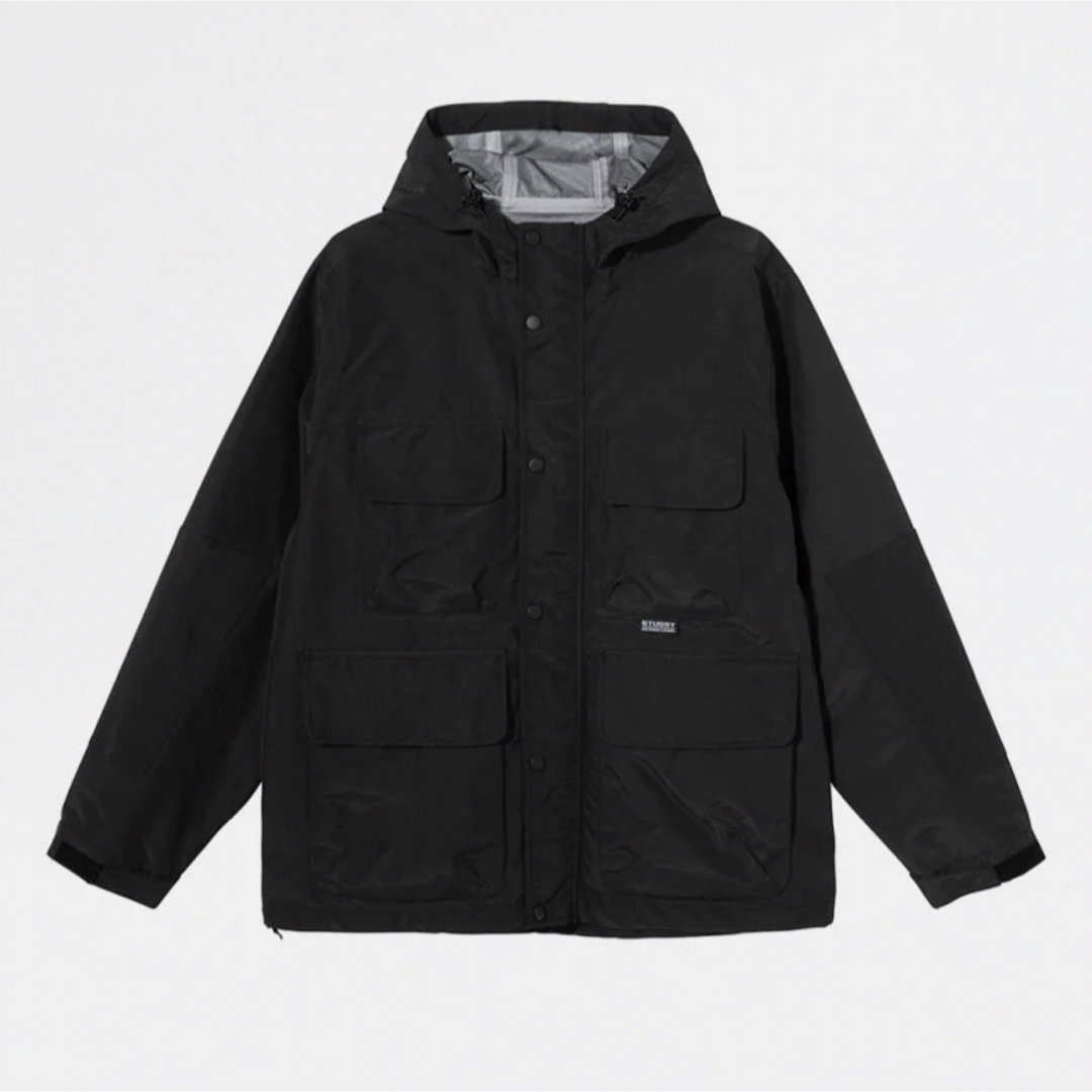 STUSSY SOLIDTAPEDSEAMFIELDJACKET M ブラック