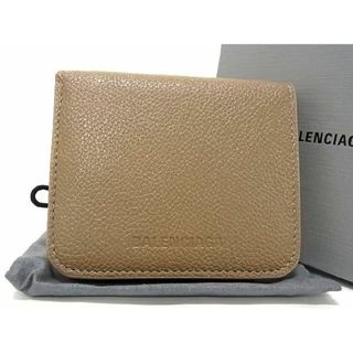 バレンシアガ(Balenciaga)の■新品■未使用■BALENCIAGA バレンシアガ 658340 1212 レザー 二つ折り 財布 ウォレット 小銭入れ 札入れ レディース ブラウン系 AQ3674 (その他)