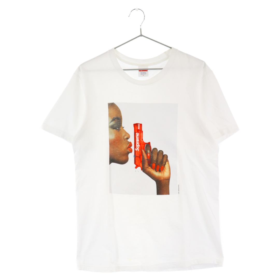 SUPREME シュプリーム 21SS Water Pistol Tee ウォーターピストル プリント 半袖Tシャツ カットソー ホワイト