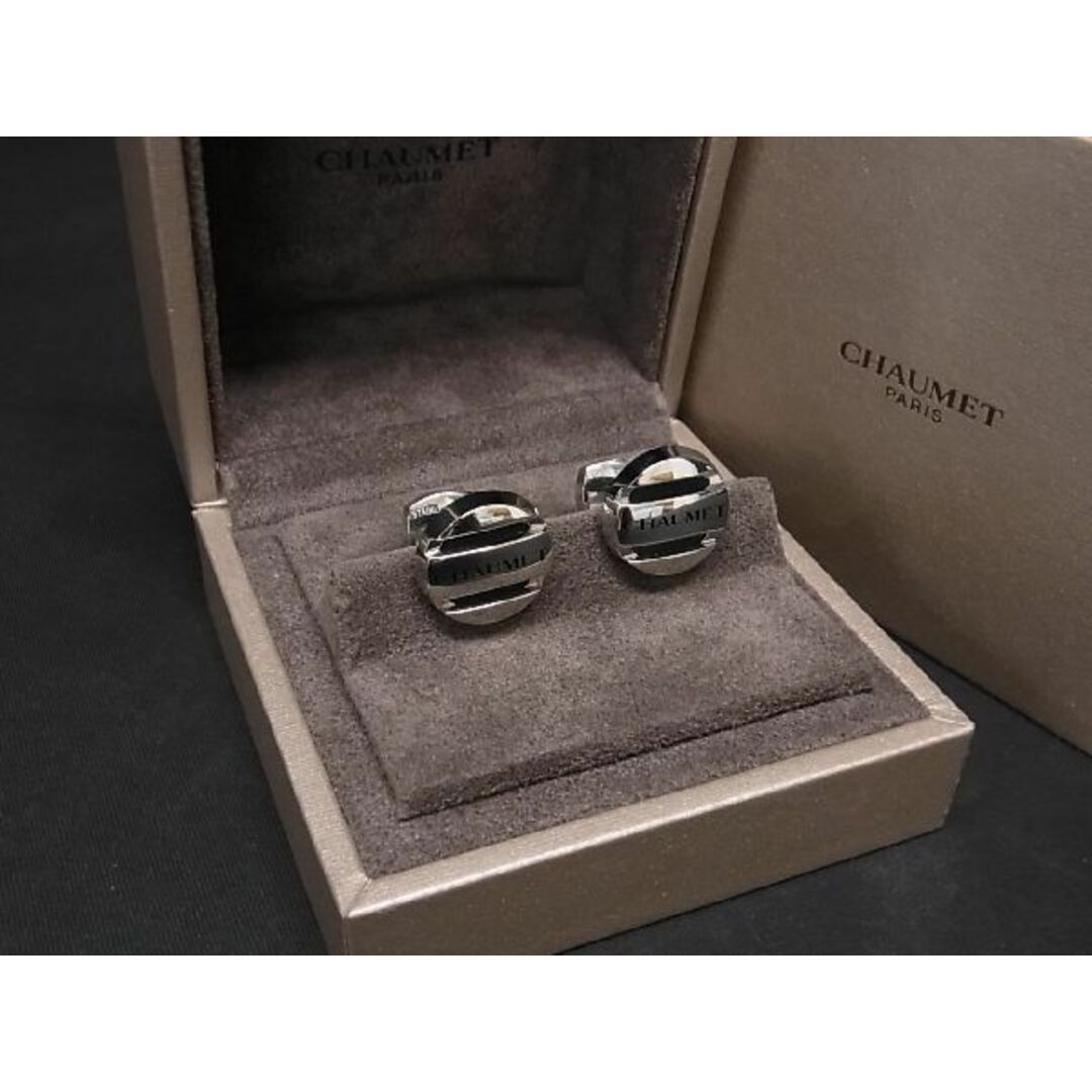 ■極美品■ CHAUMET ショーメ カフス カフスボタン ビジネス 紳士 メンズ シルバー系 AR5795