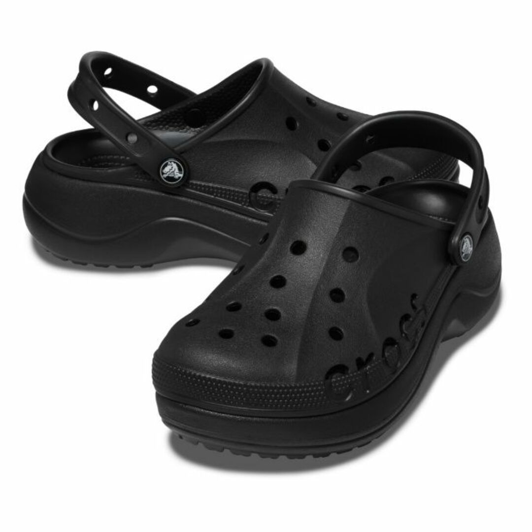 crocs(クロックス)の22cm クロックス  バヤ プラットフォーム クロッグ baya ブラック レディースの靴/シューズ(サンダル)の商品写真