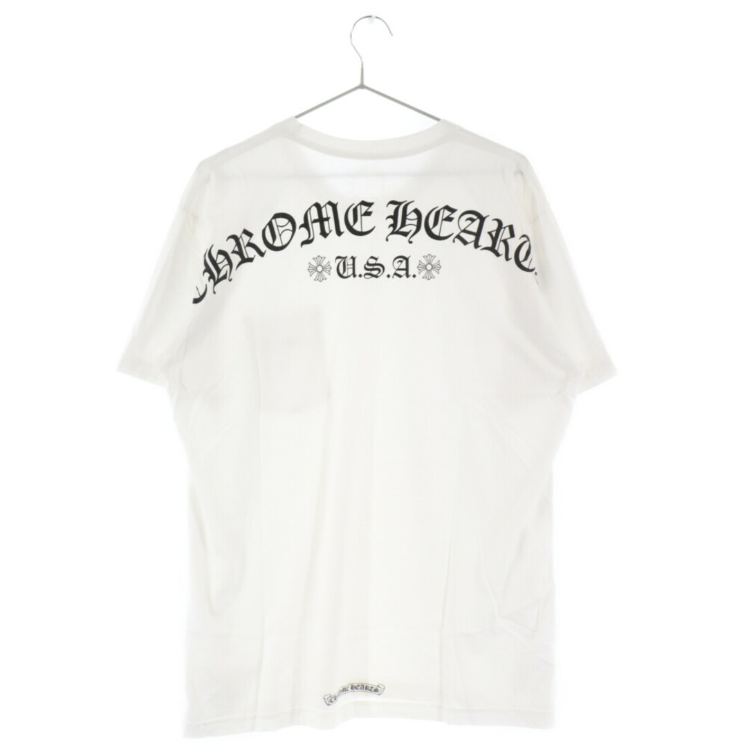 CHROME HEARTS クロムハーツ arch logo S/S Tee バックアーチロゴ ポケット付き半袖Tシャツ ブラック 2212-304-0070