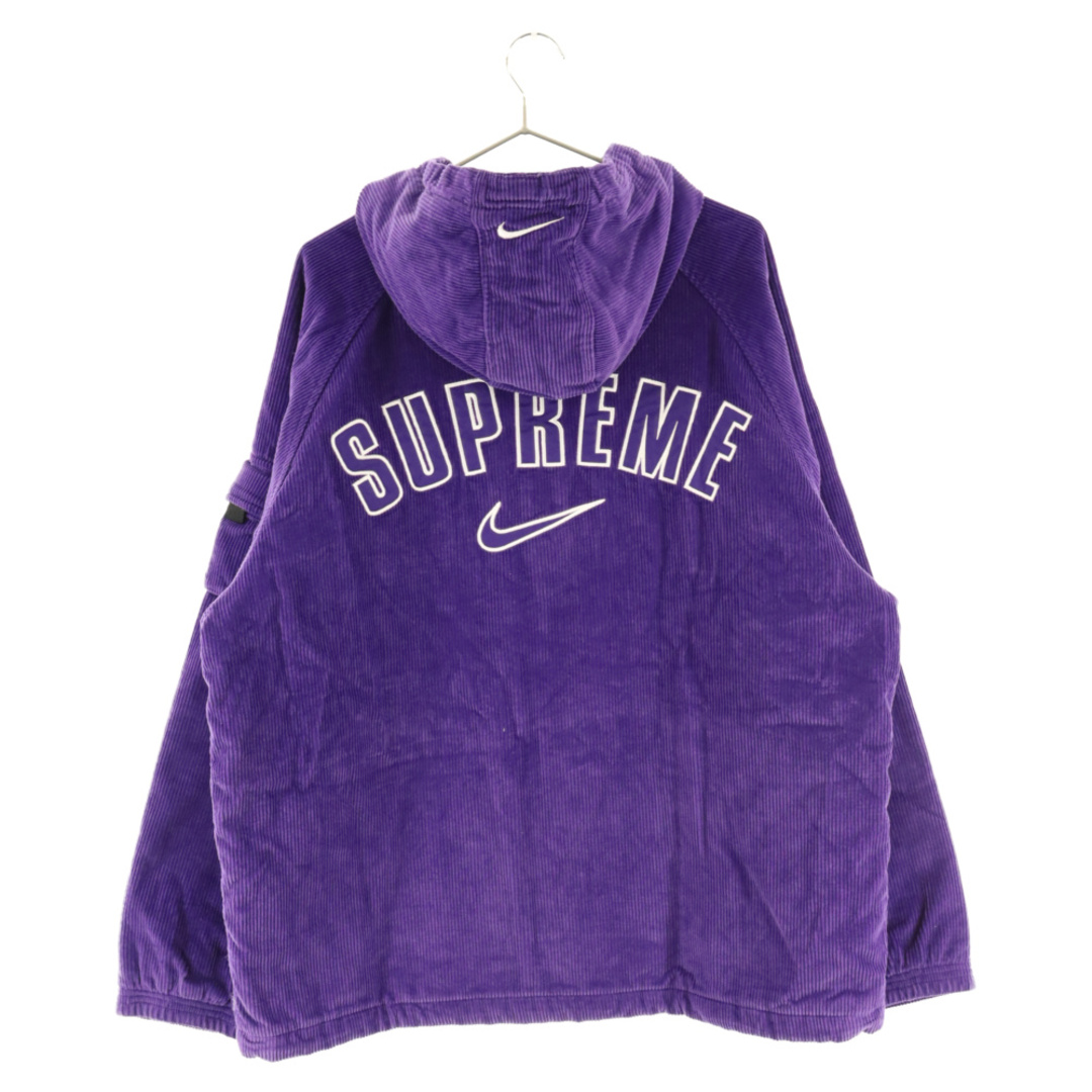 Supreme×NIKE 21SS コラボコーデュロイジャケット　パープル　L