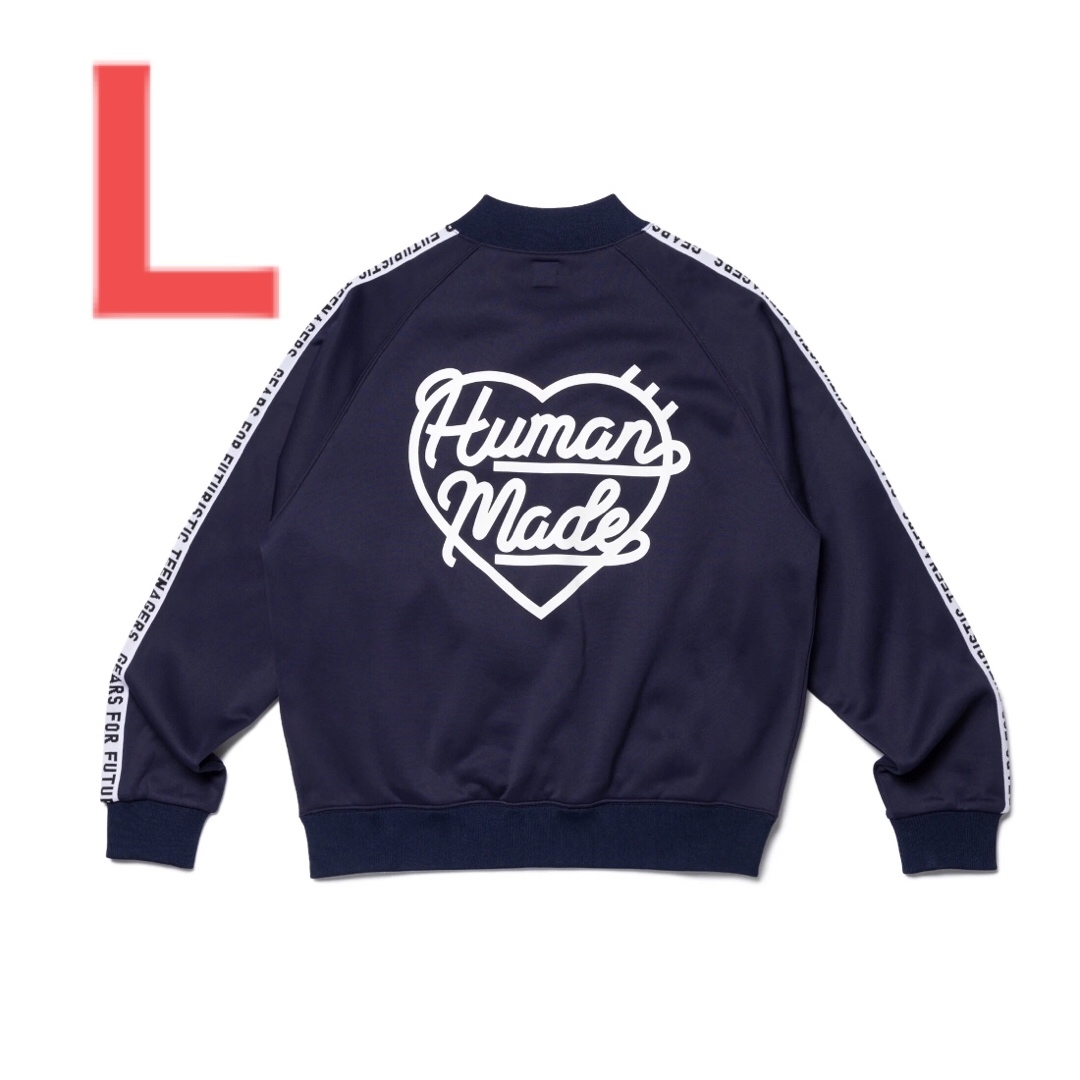 human made TRACK JACKET NAVY Ｌサイズ