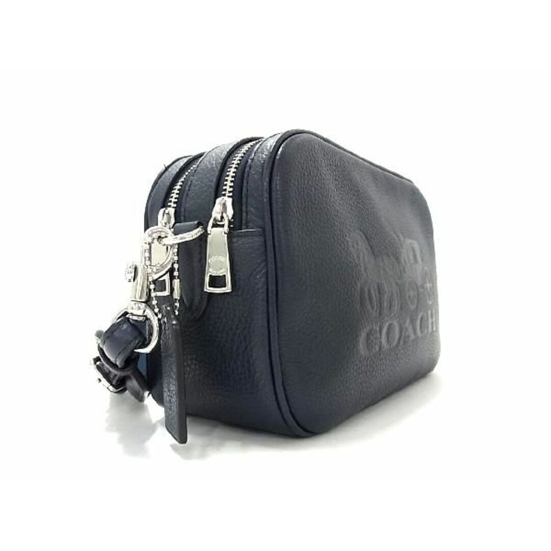 ■新品■未使用■ COACH コーチ 75818 レザークロスボディ ショルダーバッグ レディース メンズ ネイビー系 AQ4812