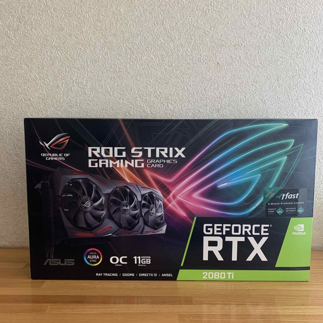 ASUS(エイスース)のGEFORCE RTX 2080 Ti   OC  11GB スマホ/家電/カメラのPC/タブレット(PCパーツ)の商品写真