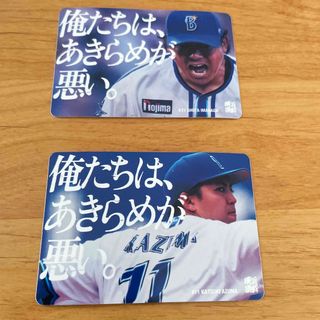 ヨコハマディーエヌエーベイスターズ(横浜DeNAベイスターズ)の横浜DeNAベイスターズ今永昇太選手&東克樹選手ステッカーセット(応援グッズ)