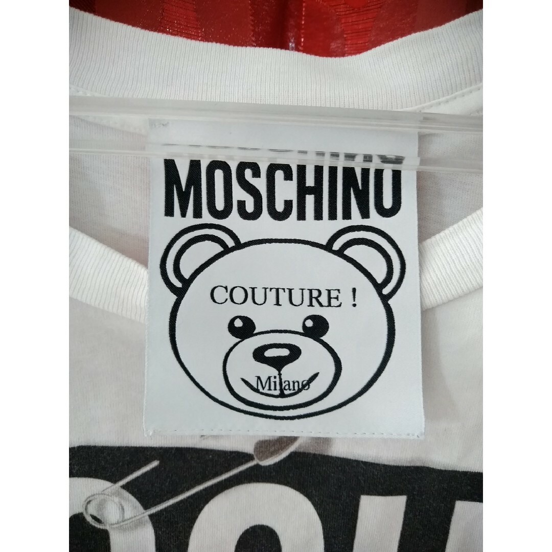 MOSCHINO❗安全ピン　ベア　オーバーサイズTシャツ❗