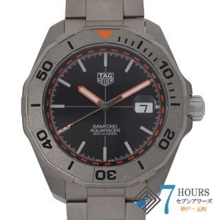 タグホイヤー(TAG Heuer)の【117415】TAG HEUER タグホイヤー  WAY208F アクアレーサーバンフォード　世界限定1500本 ブラックダイヤル TI 自動巻き 保証書 純正ボックス 腕時計 時計 WATCH メンズ 男性 男 紳士【中古】(腕時計(アナログ))