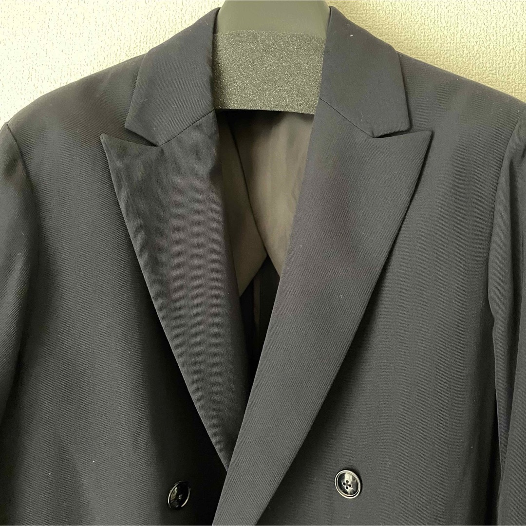 TOMORROWLAND(トゥモローランド)のウールレーヨンツイル ダブルブレステッド4Bジャケット メンズのジャケット/アウター(テーラードジャケット)の商品写真