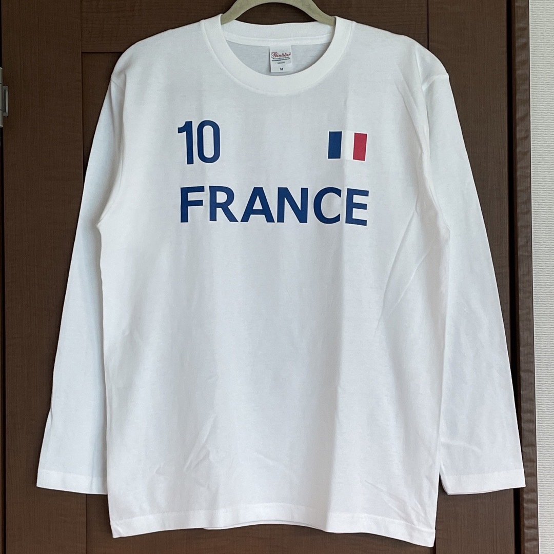 Tシャツ フランス メンズ レディース Mサイズ ラグビー サッカー ティシャツ メンズのトップス(Tシャツ/カットソー(七分/長袖))の商品写真