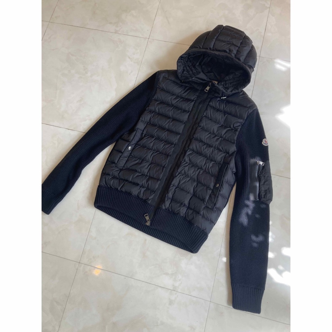 モンクレール　Moncler ニットダウン　サイズM ネイビー