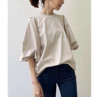 アパルトモンドゥーズィエムクラス(L'Appartement DEUXIEME CLASSE)のタグ付L'Appartement Gather Long sleeveTee (カットソー(長袖/七分))