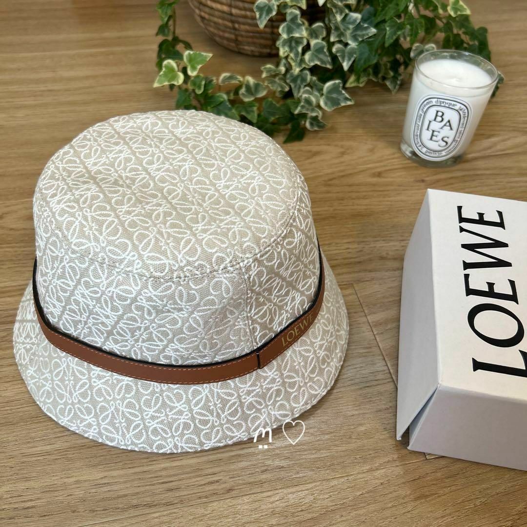 LOEWE ロエベ アナグラムバケットハット 57 現行販売品 帽子 - www