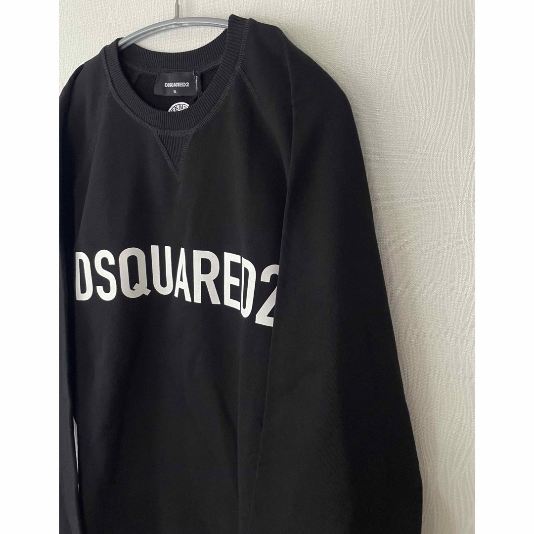 【新品】DSQUARED2 ディースクエアード ブラック トレーナー