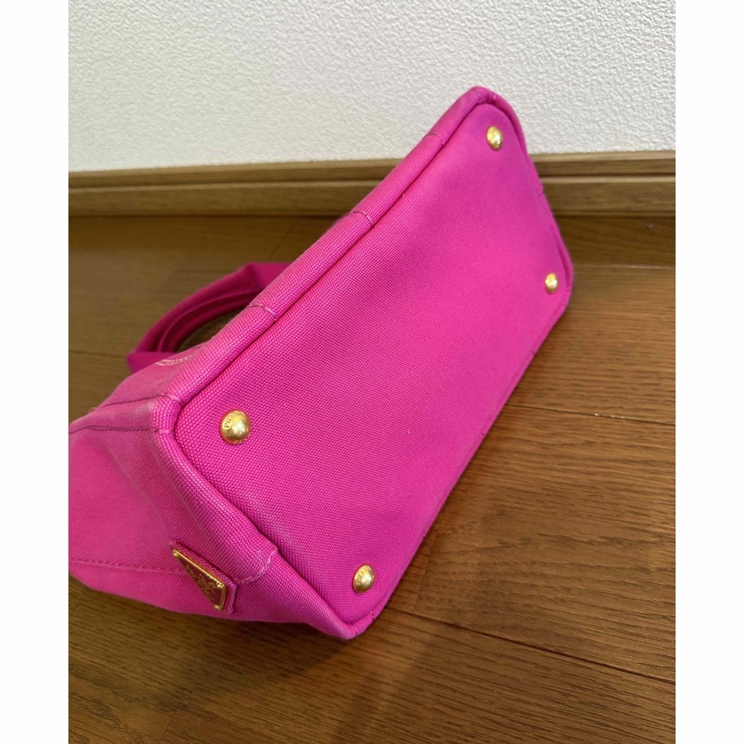PRADA(プラダ)のPRADA プラダ　カナパ　デニム　ピンク レディースのバッグ(トートバッグ)の商品写真