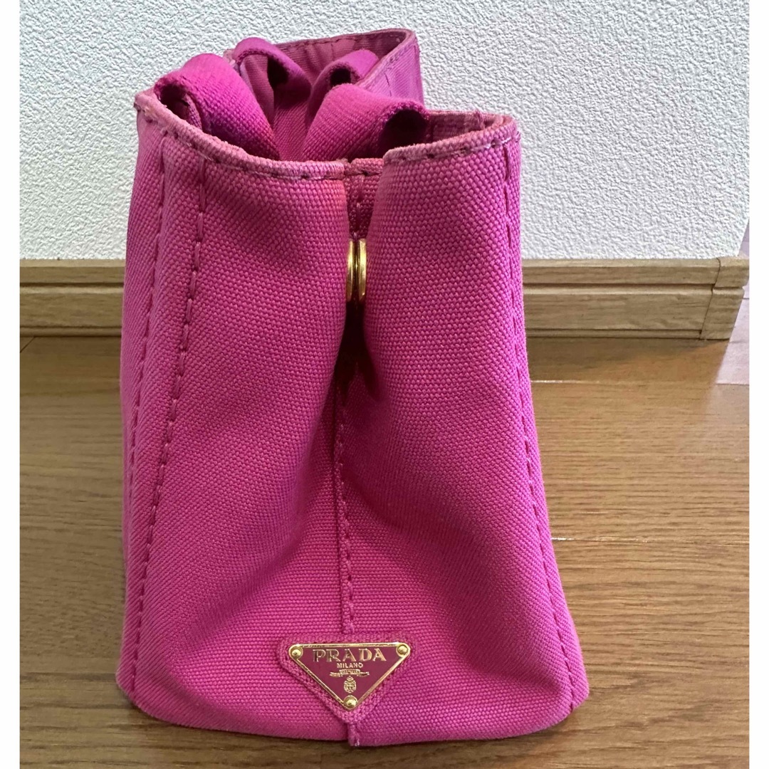 PRADA(プラダ)のPRADA プラダ　カナパ　デニム　ピンク レディースのバッグ(トートバッグ)の商品写真