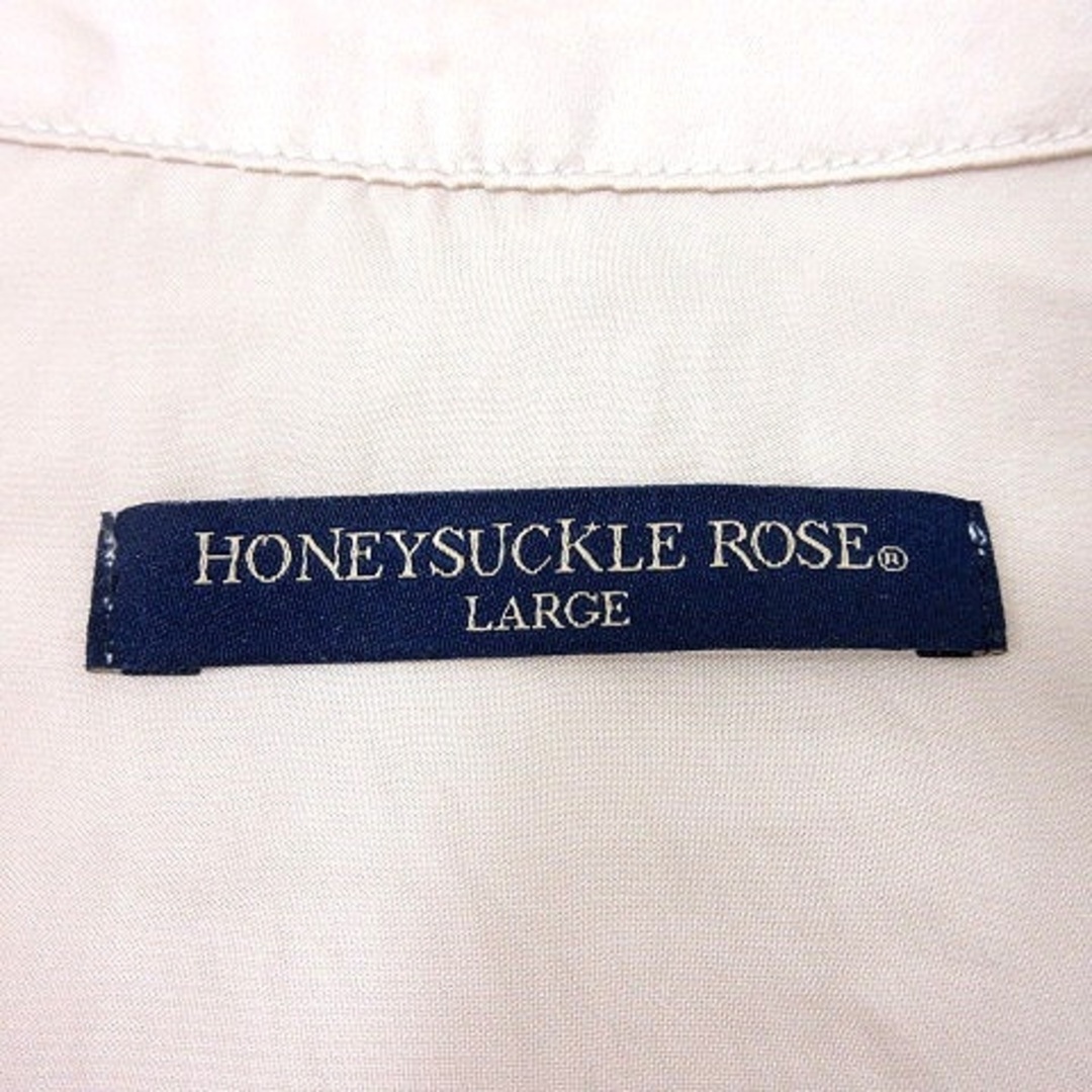 HONEYSUCKLE ROSE(ハニーサックルローズ)のハニーサックルローズ ワンピース ミニ 長袖 L ベージュ ■MO レディースのワンピース(ミニワンピース)の商品写真