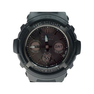 カシオ(CASIO)の▼▼CASIO カシオ メンズ腕時計 タフソーラー 電波ソーラー G-SHOCK Gショック デジアナウォッチ AWG-M100SBB-1AJF(腕時計(デジタル))