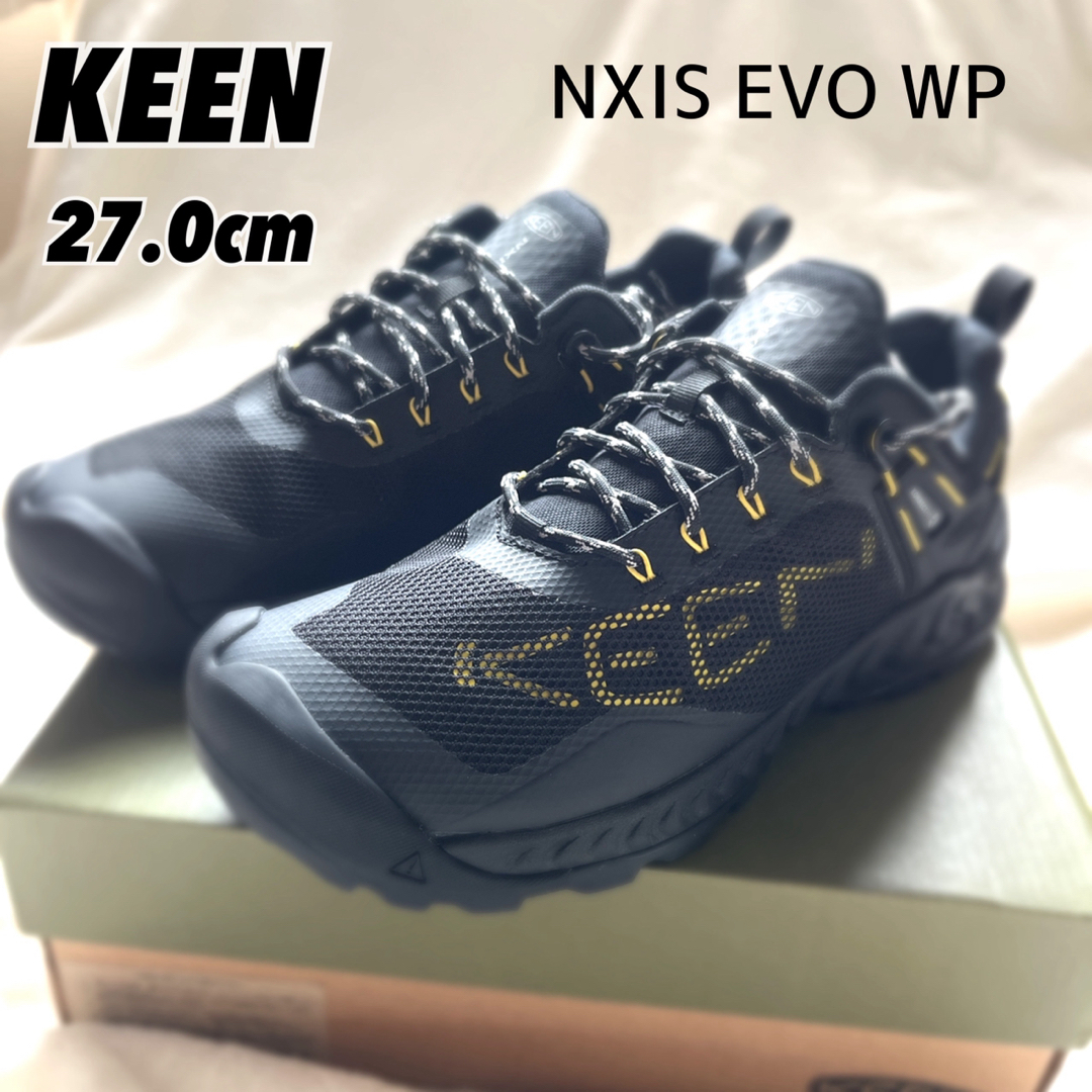 KEEN(キーン)の新品【キーン】トレッキングシューズ NXIS EVO WP ウォータープルーフ メンズの靴/シューズ(スニーカー)の商品写真